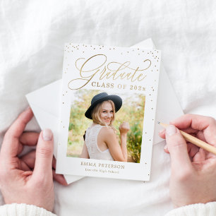 Delightful EDITABLE COLOR Graduation Invitation