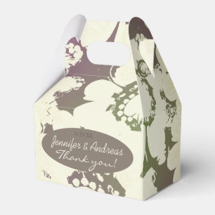 Delightful Floral 30th Anniversary Favour Box