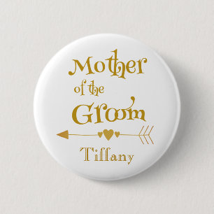 Delightful Mother of the Groom 2 Inch Round Button