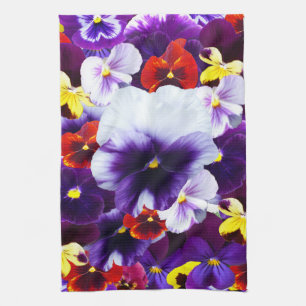 Delightful Pansy Sensation, Kitchen Towel