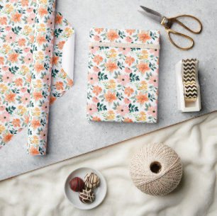 Delightful Sunset Bouquet Wrapping Paper