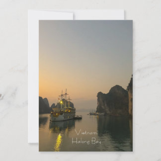 Delightful sunset in Halong Bay Vietnam Case-Mate Invitation