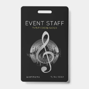 Delightful Tune Event Staff Coordinator Badge