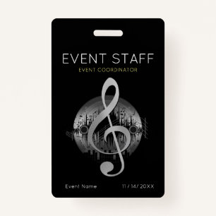 Delightful Tune Event Staff Coordinator Badge