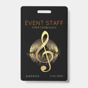 Delightful Tune Event Staff Coordinator Badge