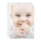 Delightful White Daisies Photo Invitation