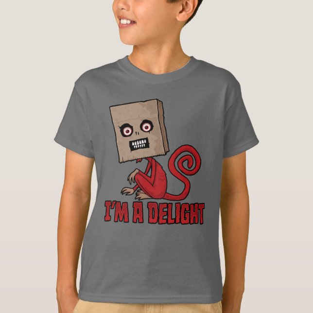 Delightfully Disturbing Monkey T-Shirt (Front)