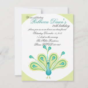 Delightfully Feathered! Invitation