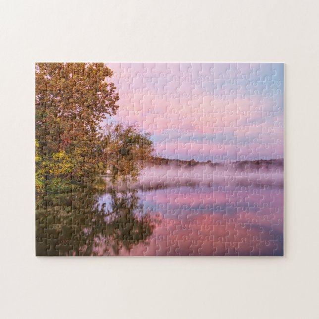 Delightfully Pink Morning Jigsaw Puzzle (Horizontal)