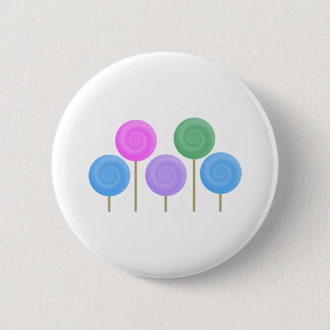 Delightfully Sweet Collection 2 Inch Round Button (Front)
