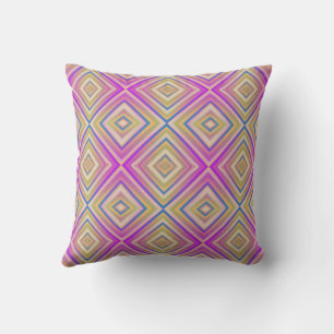 Delish Purple Alternative Diamond Pattern Throw Pillow