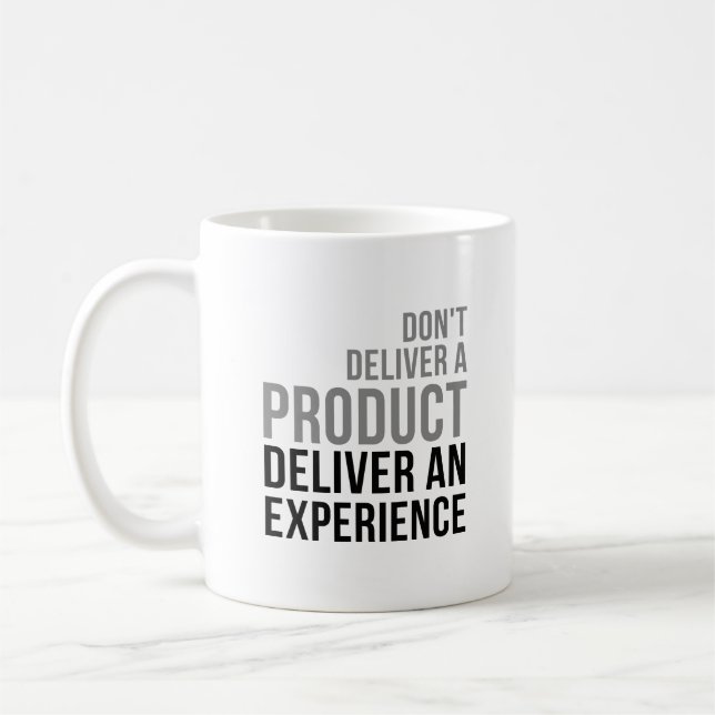 Deliver An Experience Coffee Mug (Left)