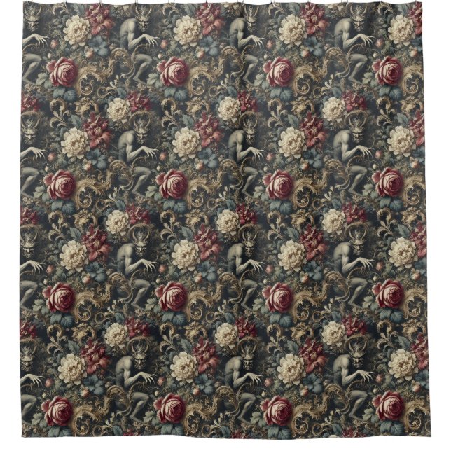 Deliver Us from Decadence – Gothic Floral Design (Front)