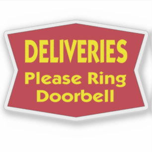 Deliveries Please Ring Doorbell