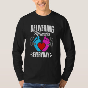 Delivering Obstetrics Gynecology Nurse Obgyn Obste T-Shirt