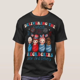  Delivering The Cutest Labour And Delivery Nurse 4 T-Shirt