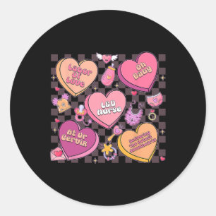 Delivering The Cutest Sweethearts Valentine Landd Classic Round Sticker
