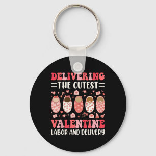 Delivering The Cutest Valentine Day Labor And Deli Keychain