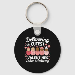 Delivering The Cutest Valentine Day Labor And Deli Keychain