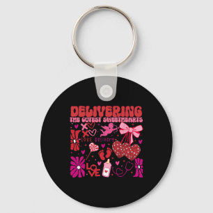 Delivering The Cutest Valentines Floral Labor Deli Keychain