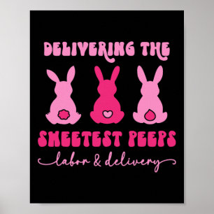 Delivering The Sweetest Bunnies Labor Delivery Nur Poster