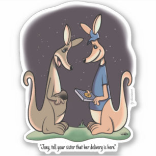 Delivery Custom Cut Sticker