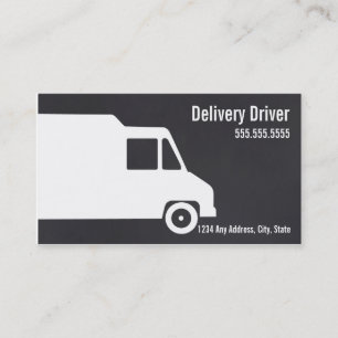 Delivery Driver Business Card Template