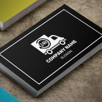 Delivery Fast Modern Black & White Professional