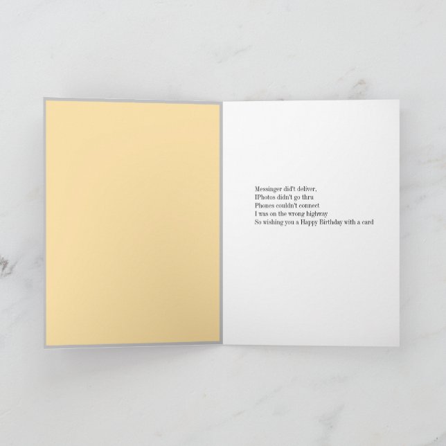 Delivery Greeting Card (Inside)