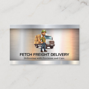 Delivery Package Driver Logistics Business Card
