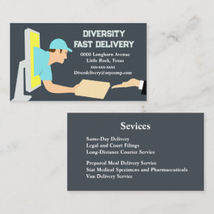 Delivery Service Business Card