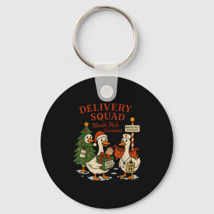Delivery Squad Labor And Delivery Nurse Christmas  Keychain