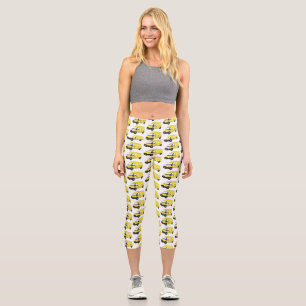 Delivery van illustration capri leggings