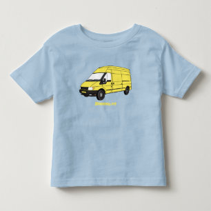 Delivery van illustration toddler t-shirt