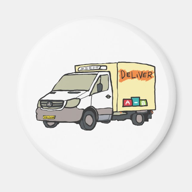 Delivery Van Magnet (Front)