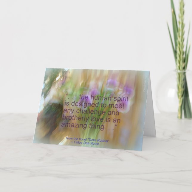 Della Robbia Quotes Card (Front)