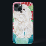 Della Rose Maltese iPhone 13 Case<br><div class="desc">Animals</div>