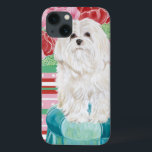 Della Rose Maltese iPhone 13 Case<br><div class="desc">Animals</div>
