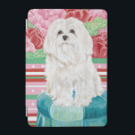 Della Rose Maltese iPad Mini Cover<br><div class="desc">Animals</div>