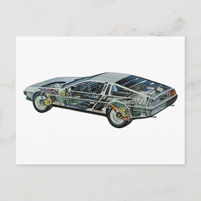 DeLorean Postcard (Front)