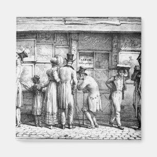 Delpech's Lithographic Print Shop, c.1818 Magnet