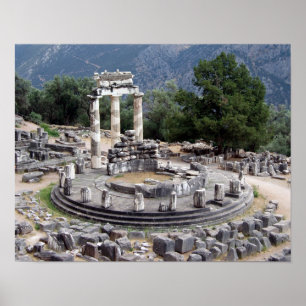 Delphi - Greek Ruins Poster