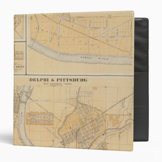 Delphi & Pittsburg with suburban towns Binder (Front/Inside)