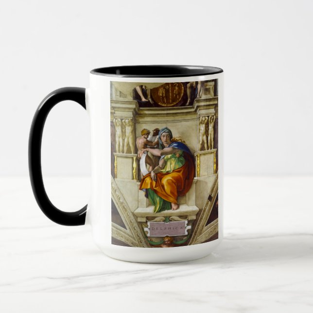 Delphic Sibyl by Michelangelo Mug (Left)
