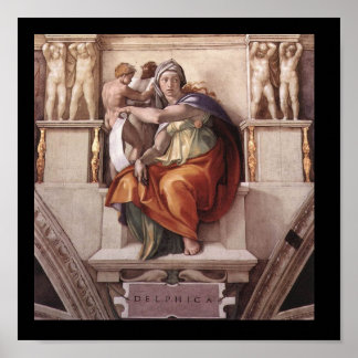 Delphic Sibyl Poster