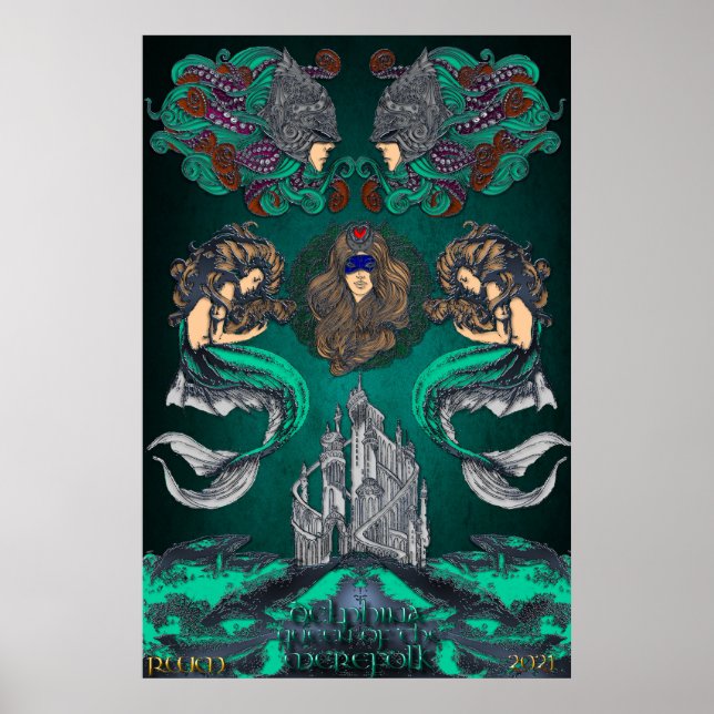 Delphina Queen of the Merefolk Poster (Front)