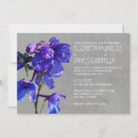 Delphinium Wedding Invitations