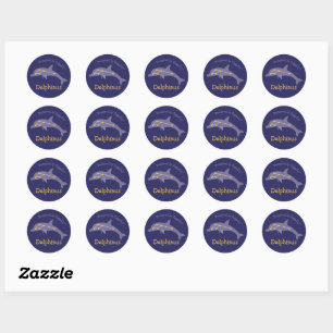 Delphinus the Dolphin Constellation Sticker