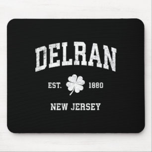 Delran New Jersey Vintage Shamrock Srts _1  Mouse Pad