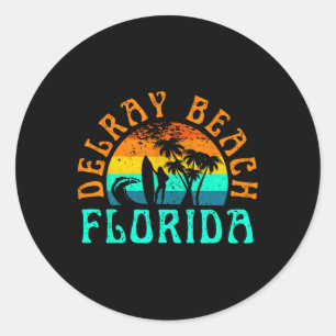 Delray Beach _1  Classic Round Sticker